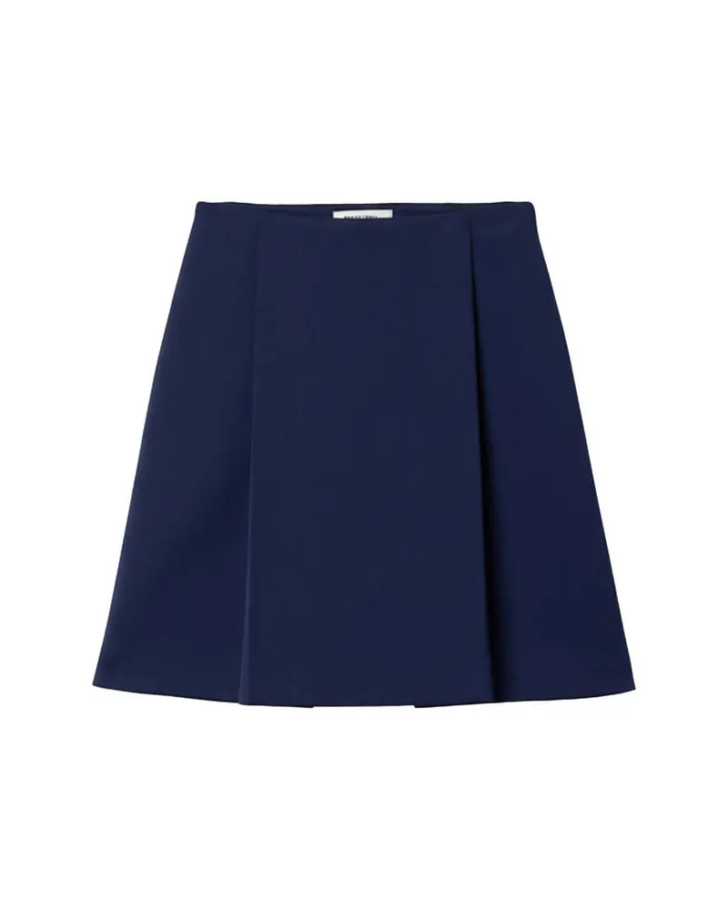 Miu Miu Damen Minirock aus technischem Jersey Marine