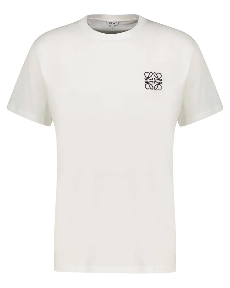 Loewe Herren T-Shirt ANAGRAM Weiss