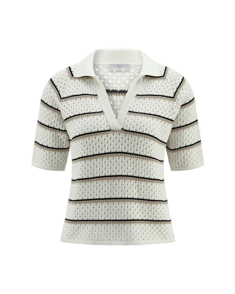 Riani Damen Pullover aus Baumwolle Offwhite