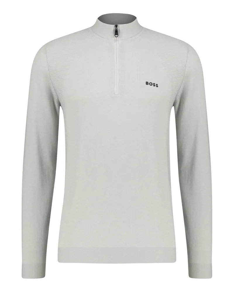 HUGO BOSS Herren Strickpullover K_MOMENTUM_LITE Grau