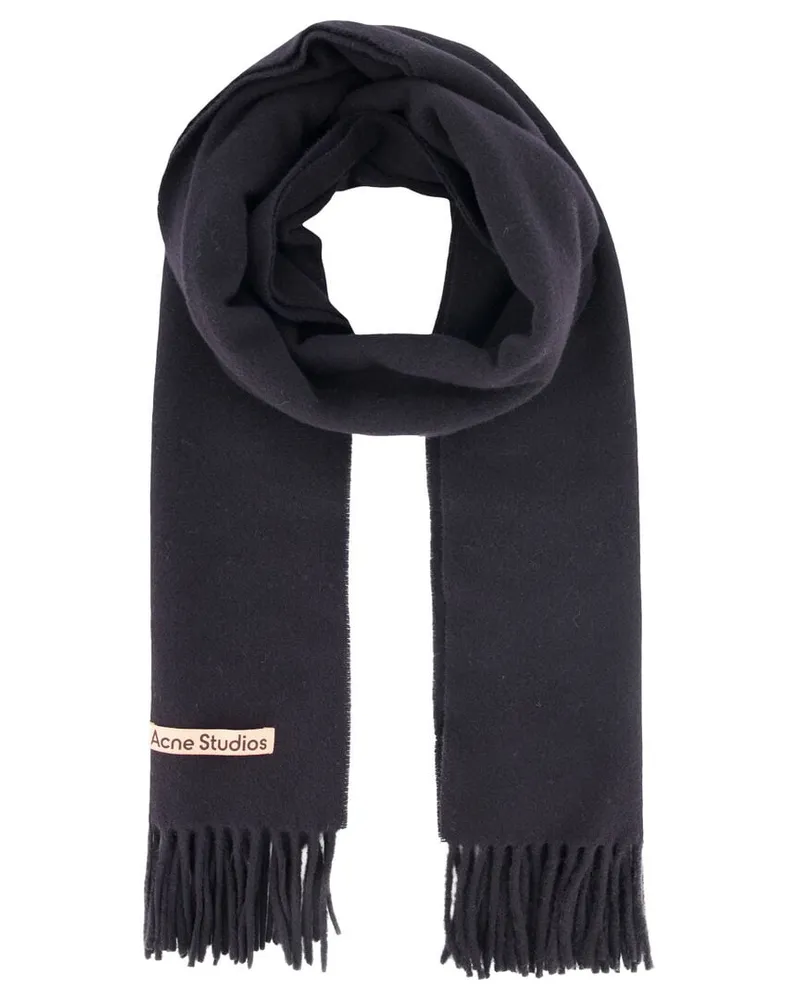 Acne Studios Schal CANADA  aus Wolle Schwarz