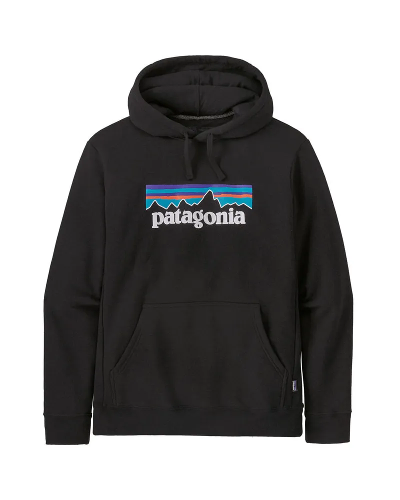 Patagonia Herren Hoodie P-6 LOGO UPRISAL HOODY Schwarz