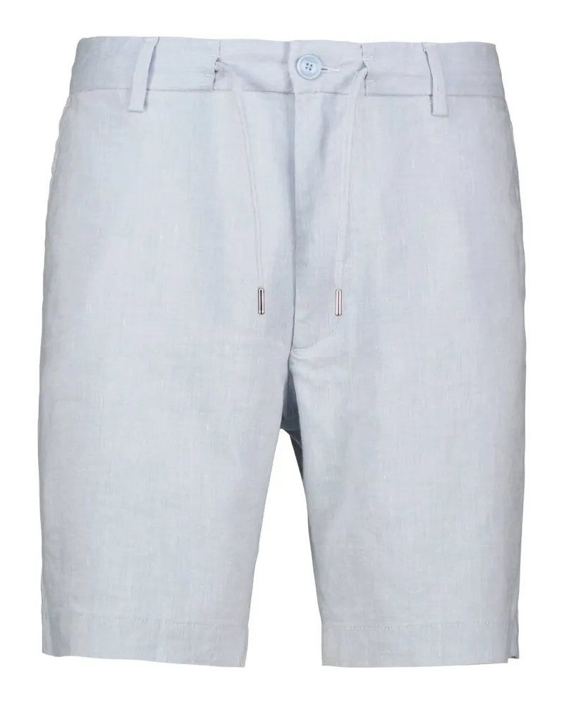 HUGO BOSS Herren Shorts mit Leinen C-KANE-RDS Regular Tapered Fit Bleu