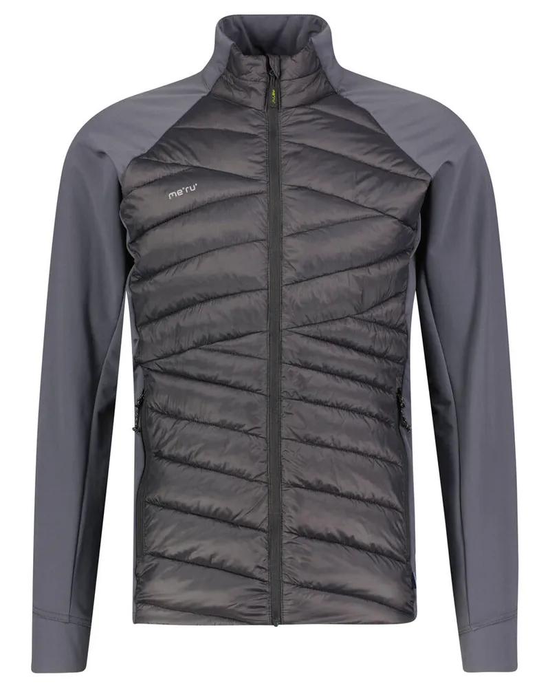 me°ru' Herren Hybridjacke BATHURST M Schwarz