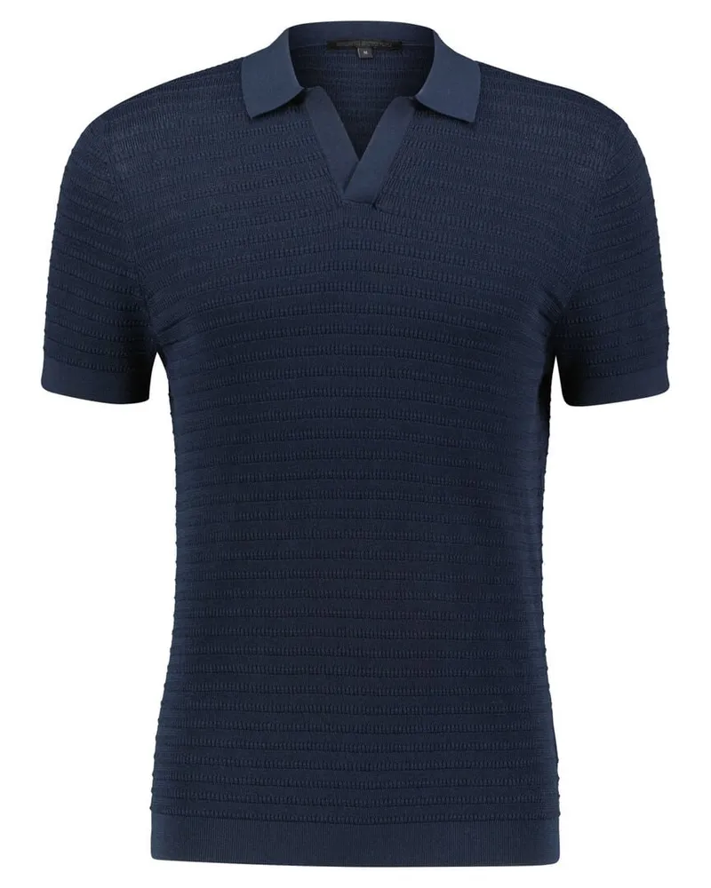 Drykorn Herren Strickpolo BRAIAN Marine