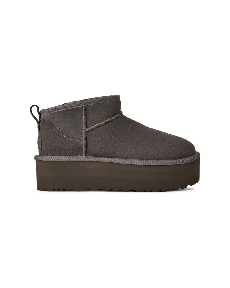 UGG Damen Boots CLASSIC ULTRA MINI PLATFORM Grau