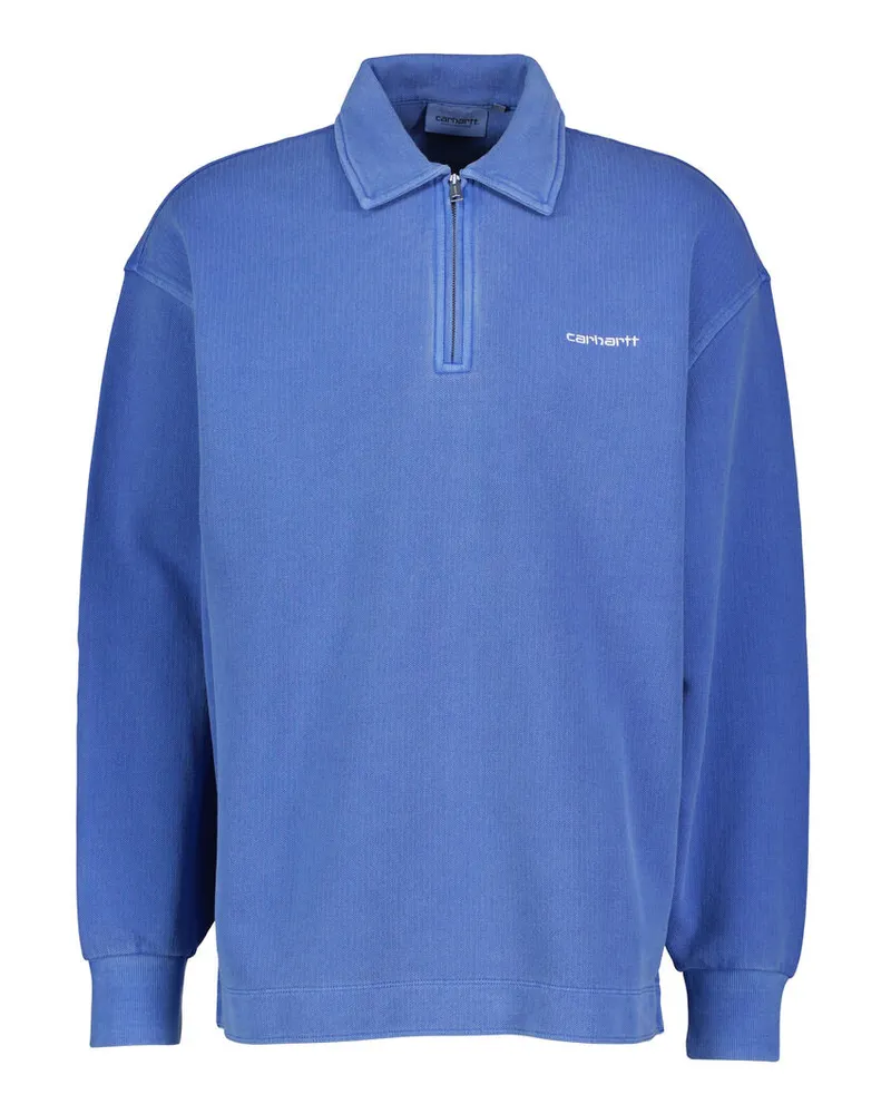 Carhartt WIP Herren Sweatshirt PIQUÈ SCRIPT Blau