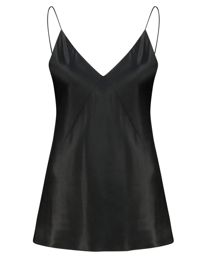 Max Mara Damen Seidentop METELLO Schwarz