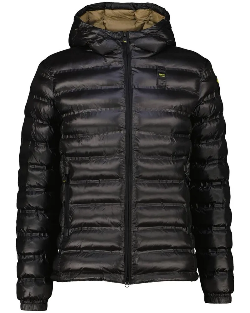 Blauer Herren Steppjacke CHARLES Regular Fit Schwarz