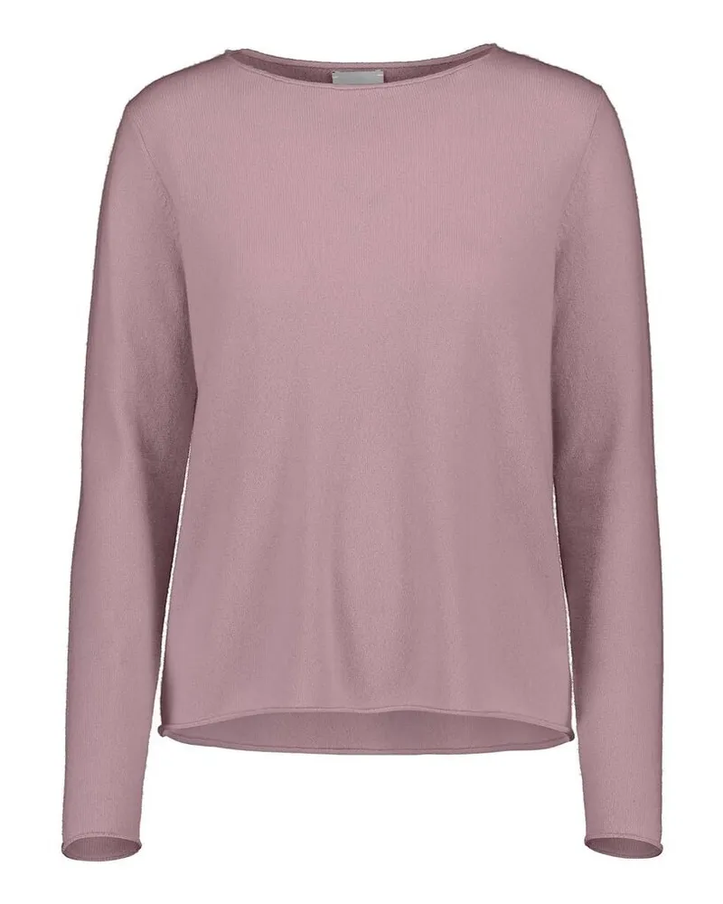 ALLUDE Damen Strickpullover aus Kaschmir Grau