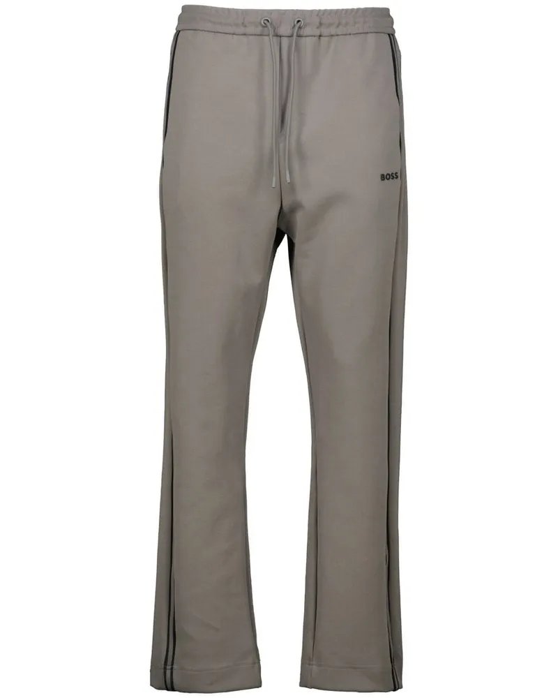 HUGO BOSS Herren Jogginghose HADIM Regular Fit Silber