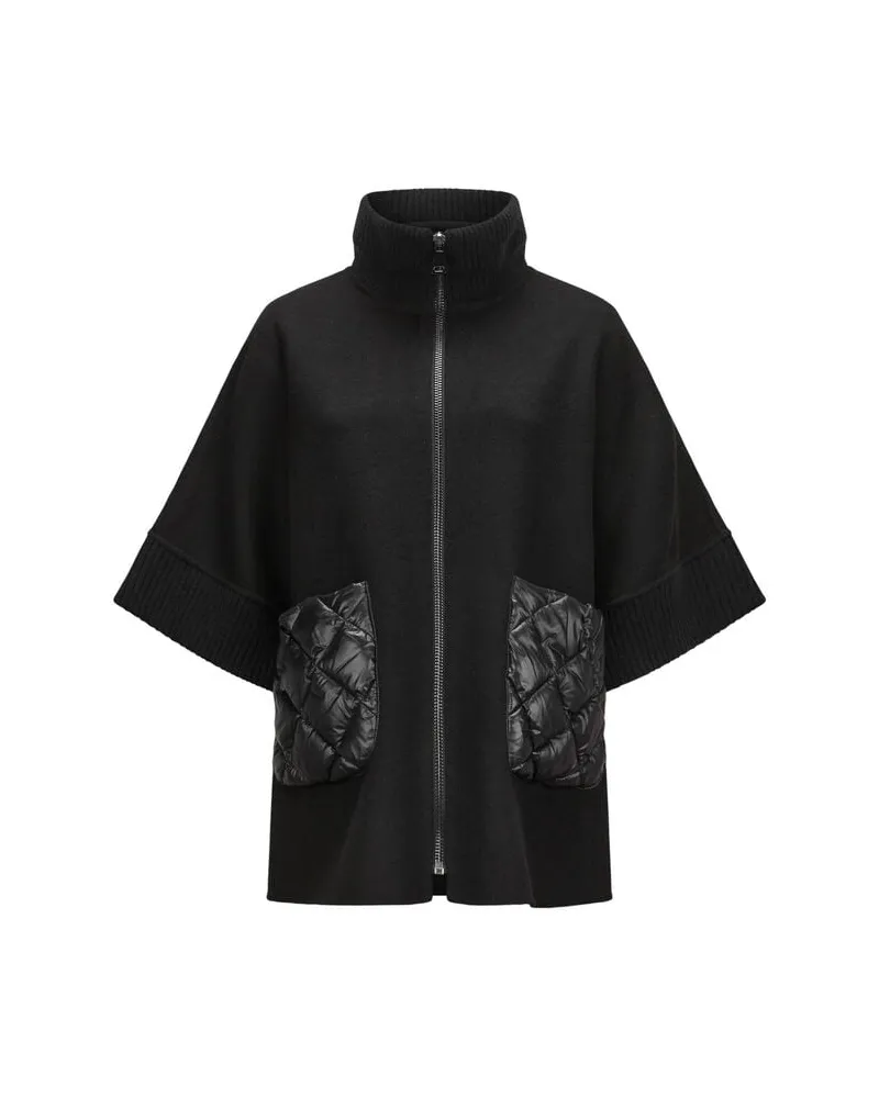 Milestone Damen Jacke mit Wolle MSALICIA Schwarz
