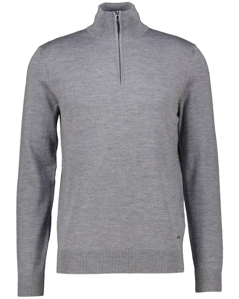 JOOP! Herren Stirckpullover DAVIDE Regular Fit Silber