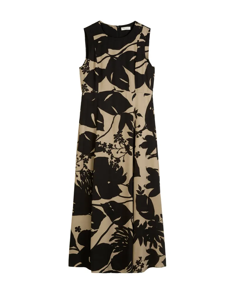 Marc O'Polo Damen Kleid aus Viskose Mehrfarbig