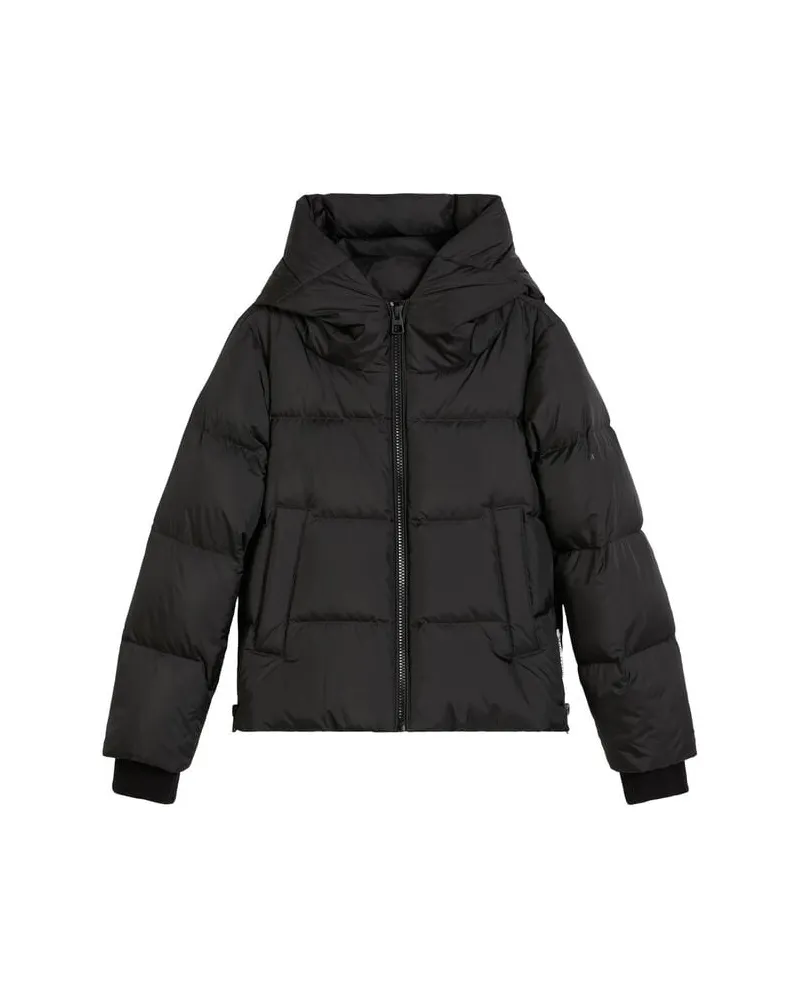 Marc O'Polo Damen Daunenjacke mit Kapuze Regular Fit Schwarz