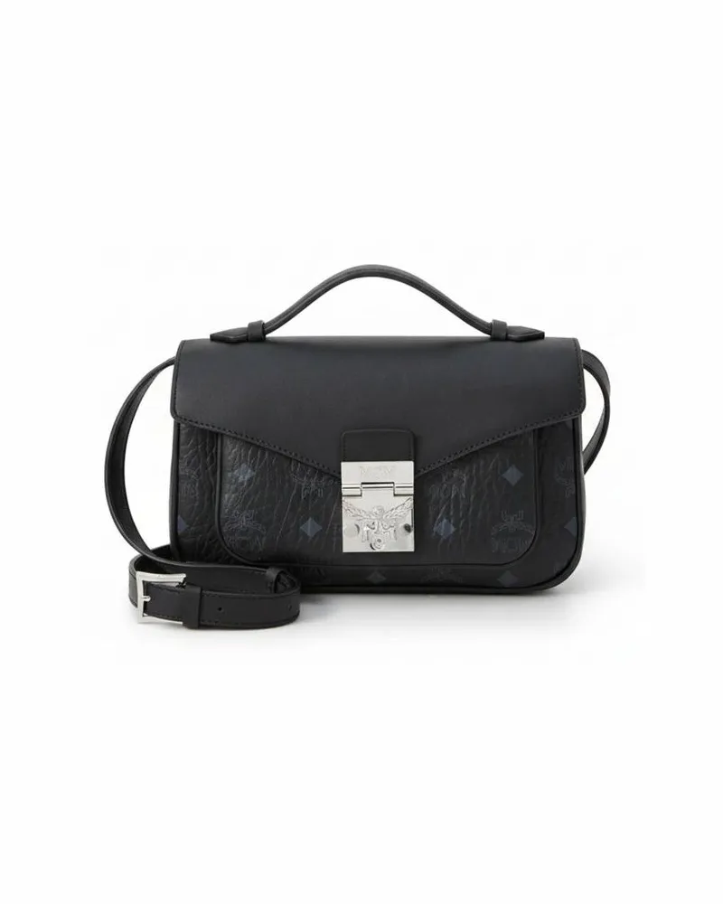 MCM Damen Umhängetasche TRACY VI Small Schwarz