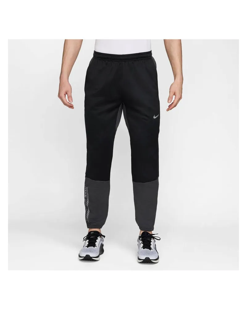 Nike Herren Laufjogginghose THERMA-FIT CHALLENGER WINTERIZED PANT Schwarz