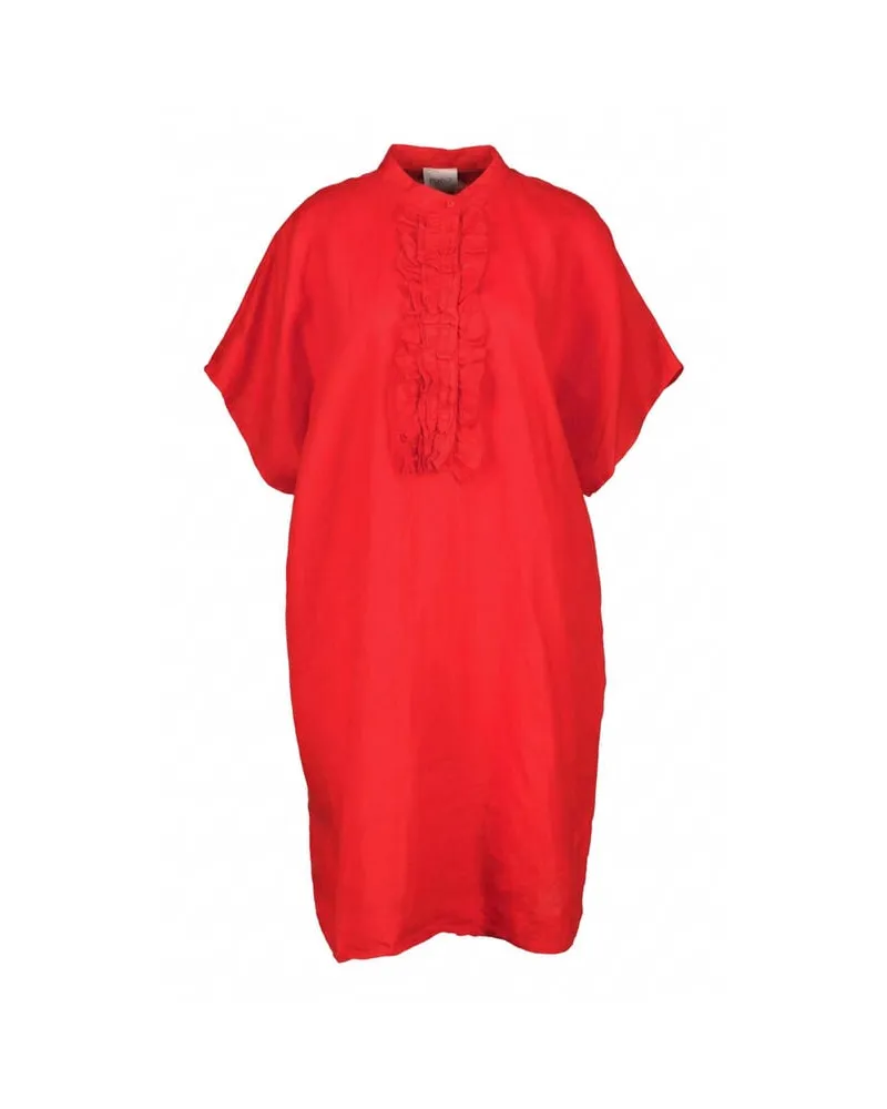 pure Damen Kleid aus Leinen Lipstick