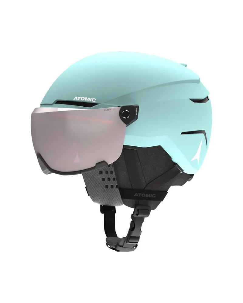 Atomic Kinder Skihelm SAVOR VISOR JR Gelb