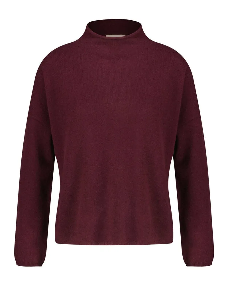pure Damen Kaschmirpullover Burgund