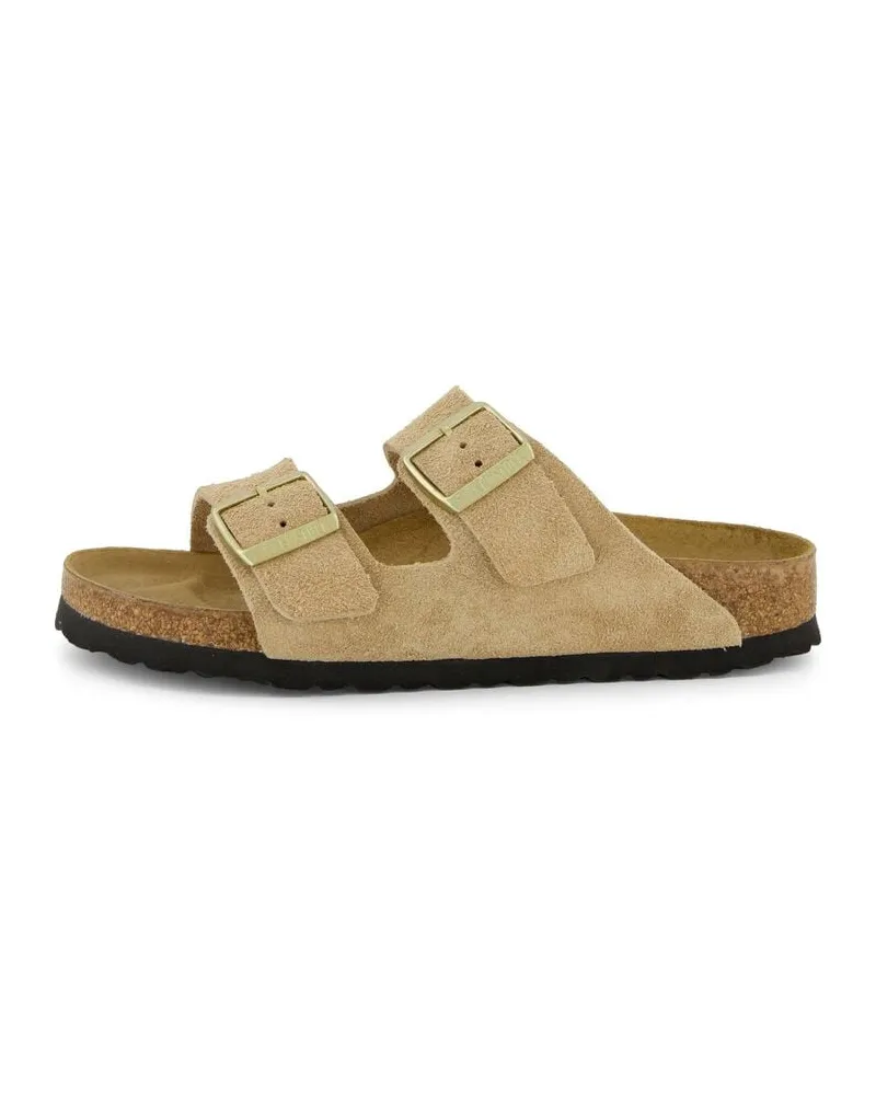 Birkenstock Damen Pantoletten Veloursleder ARIZONA Sand