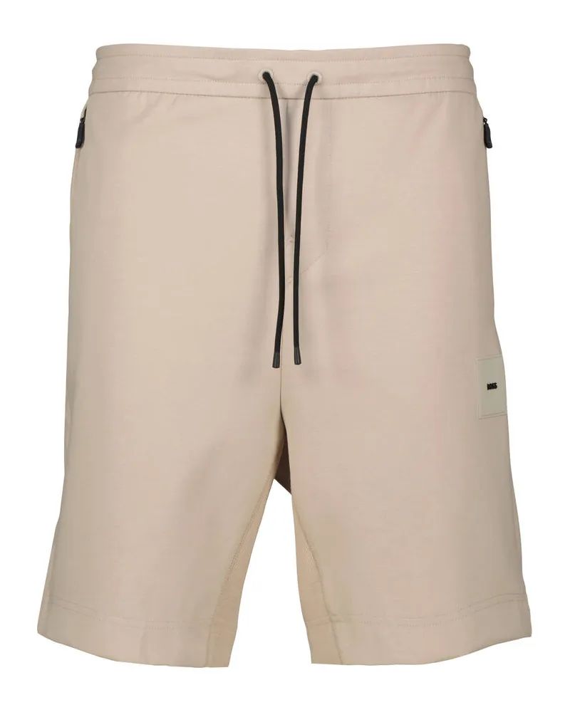 HUGO BOSS Herren Shorts aus Stretch-Interlock Camel