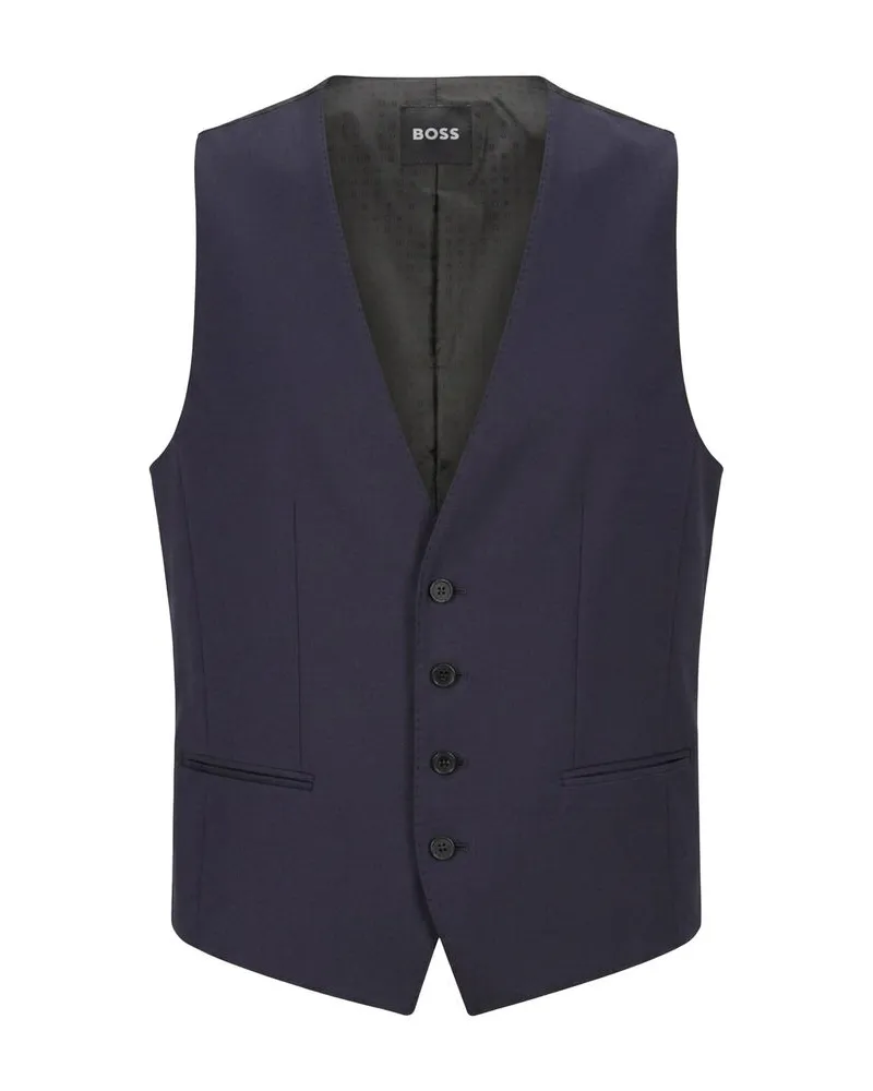 HUGO BOSS Herren Anzugweste H-HUGE Marine
