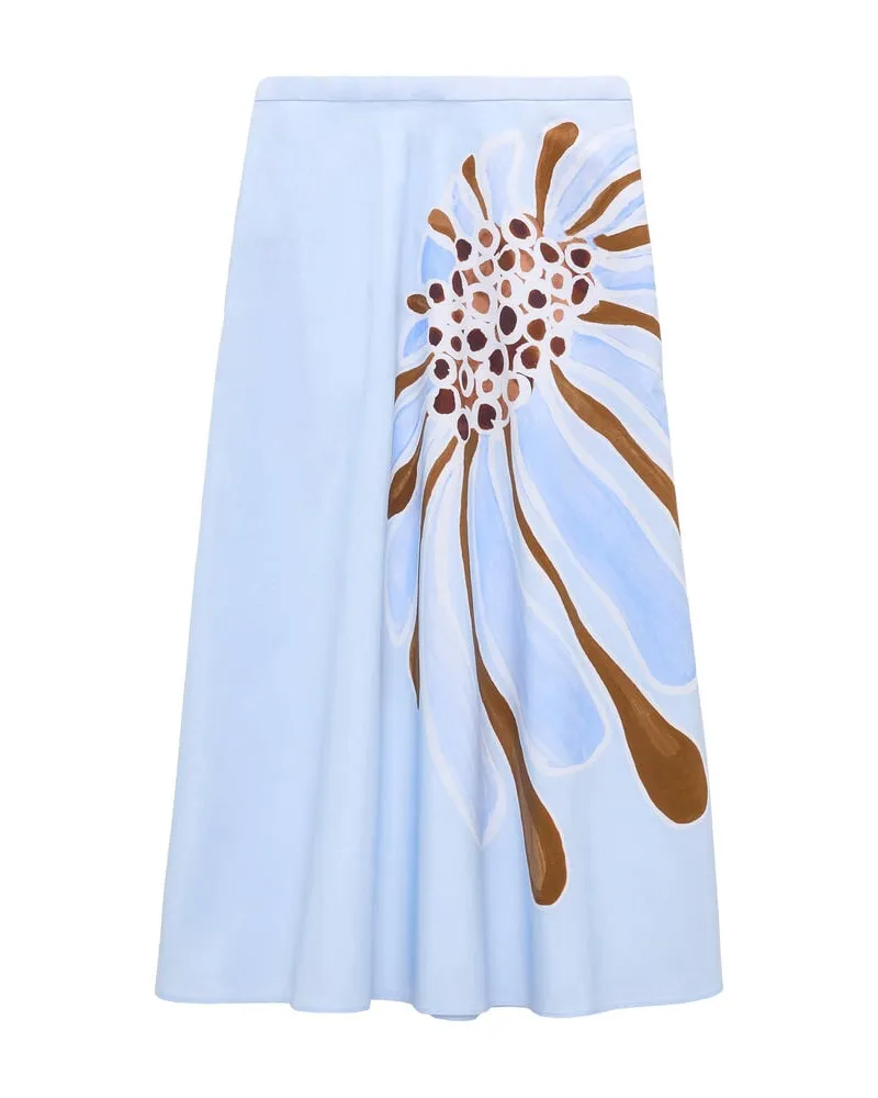 Dorothee Schumacher Damen Rock FLORAL POWER Bleu