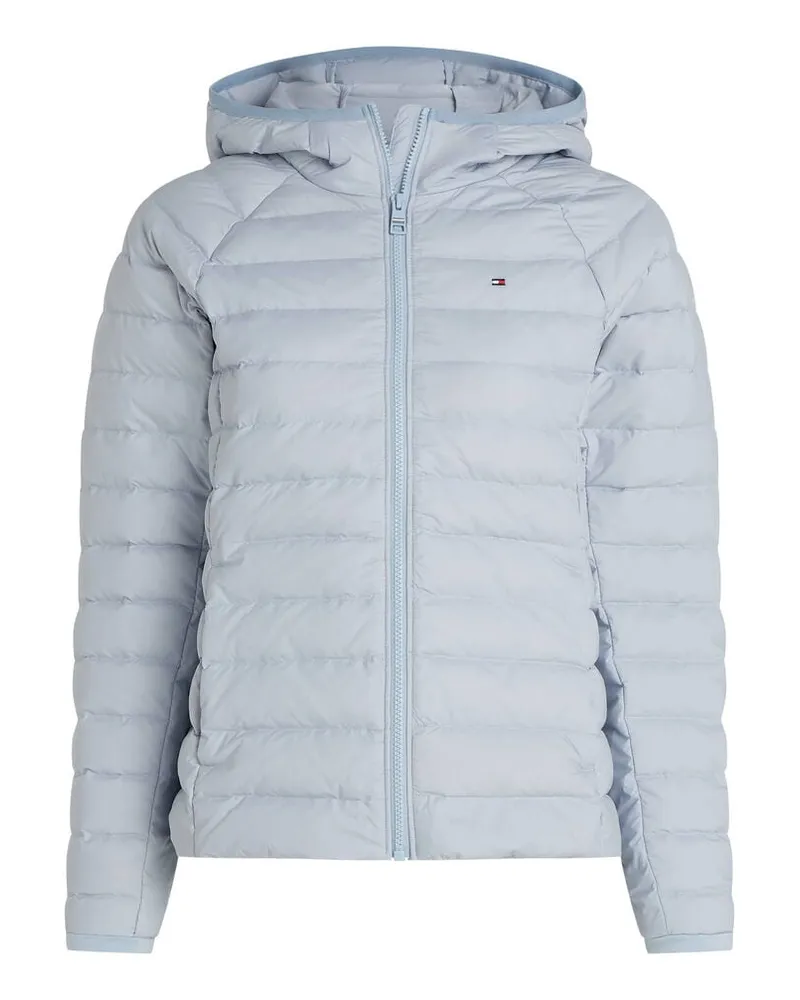 Tommy Hilfiger Damen Daunenjacke mit Kapuze SPORTY LIGHTWEIGHT JACKET Bleu