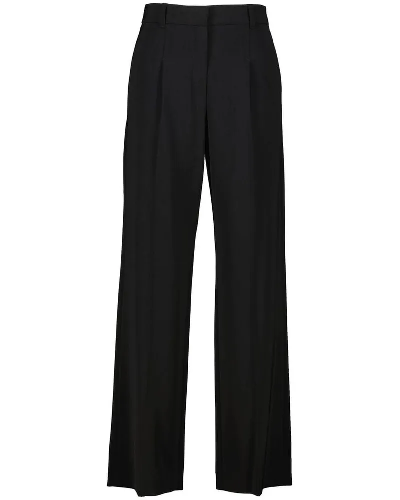 Riani Damen Hose Wide Fit Schwarz