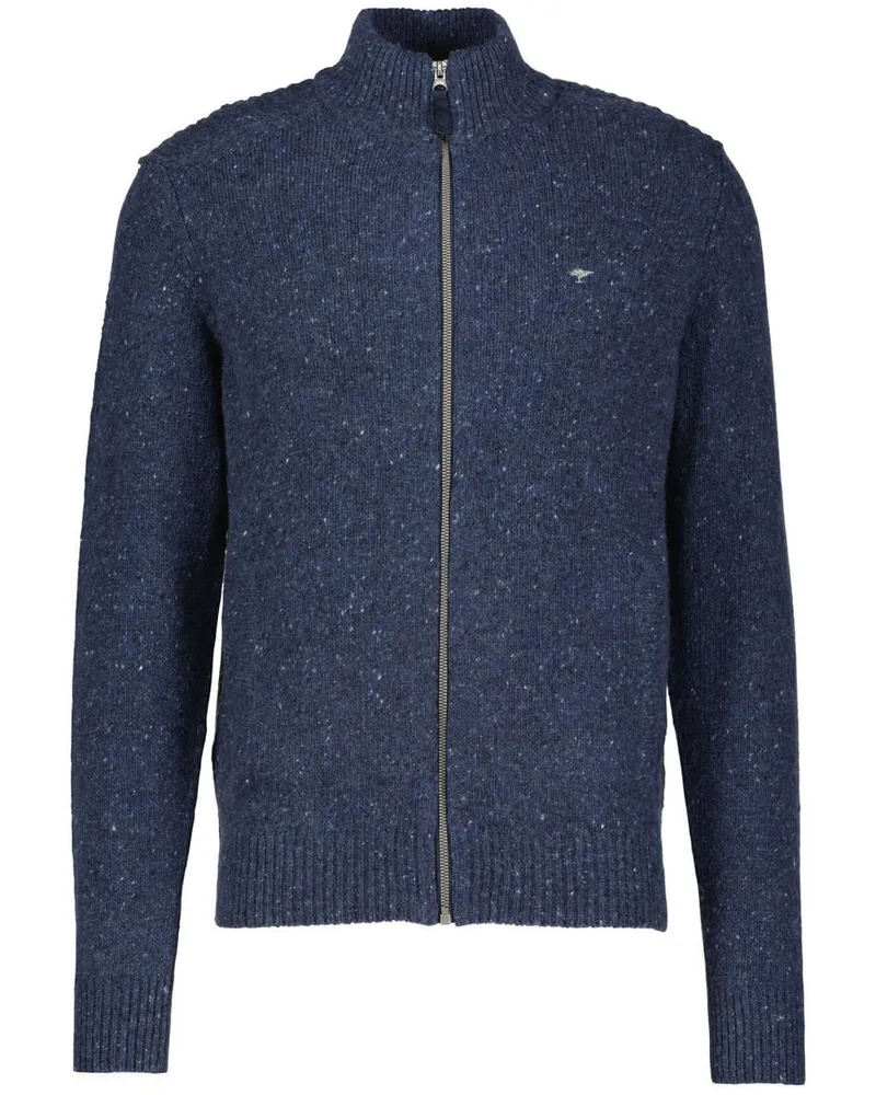 Fynch-Hatton Herren Strickjacke mit Reißverschluss DONEGAL Marine