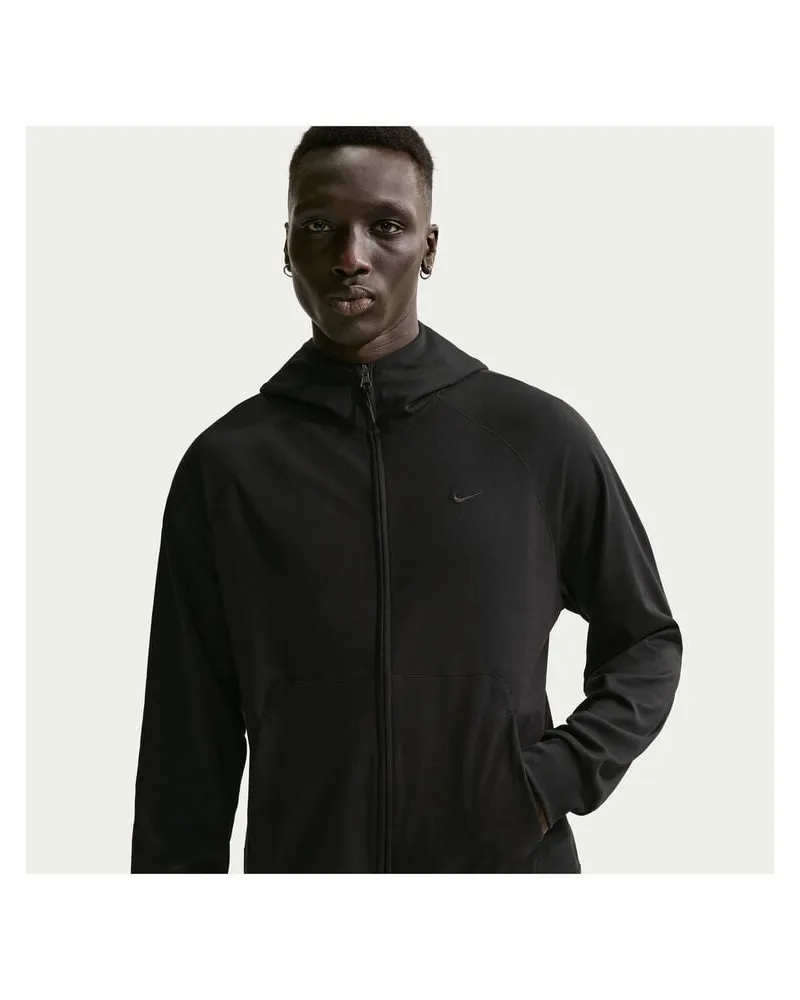 Nike Herren Sweatjacke PRIMARY NANOKNIT Schwarz