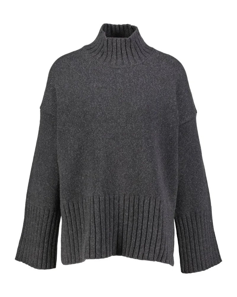 Barbour Damen Strickpullover mit Baumwolle und Wolle SERENA KNIT Anthrazit