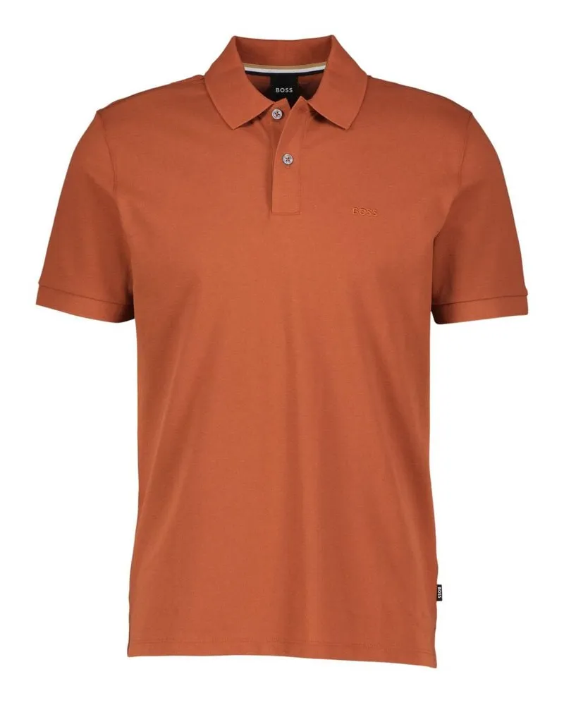 HUGO BOSS Herren Poloshirt PALLAS Kurzarm Orange