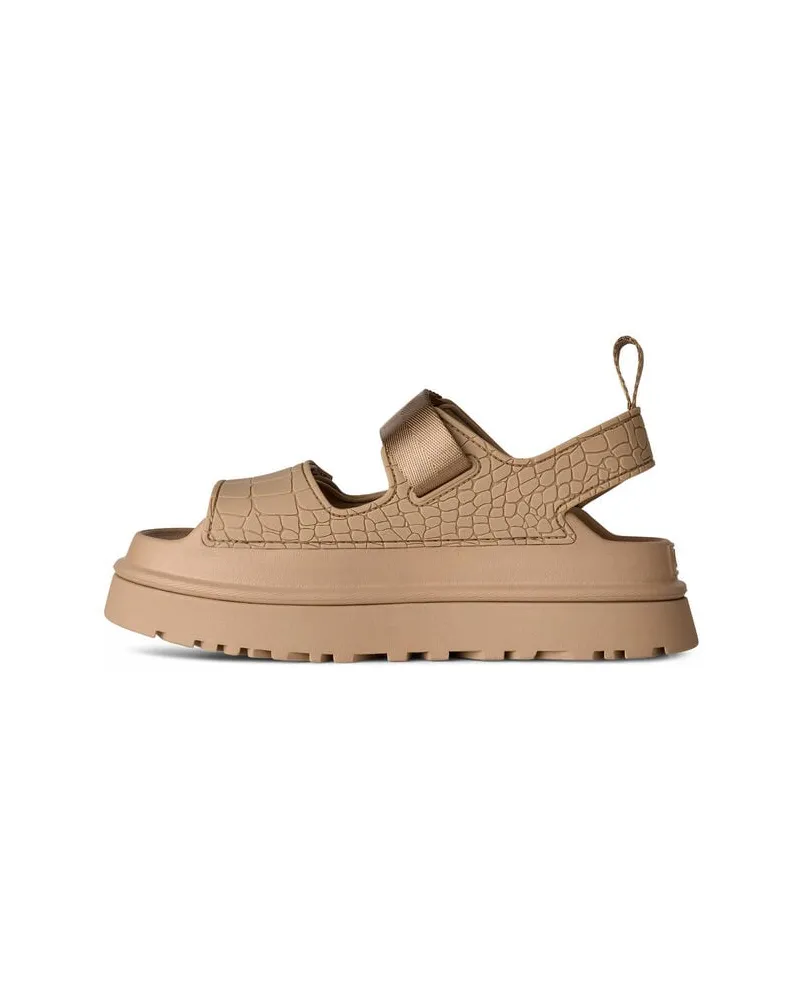 UGG Damen Sandalen GOLDENGLOW EMBOSSED Sand