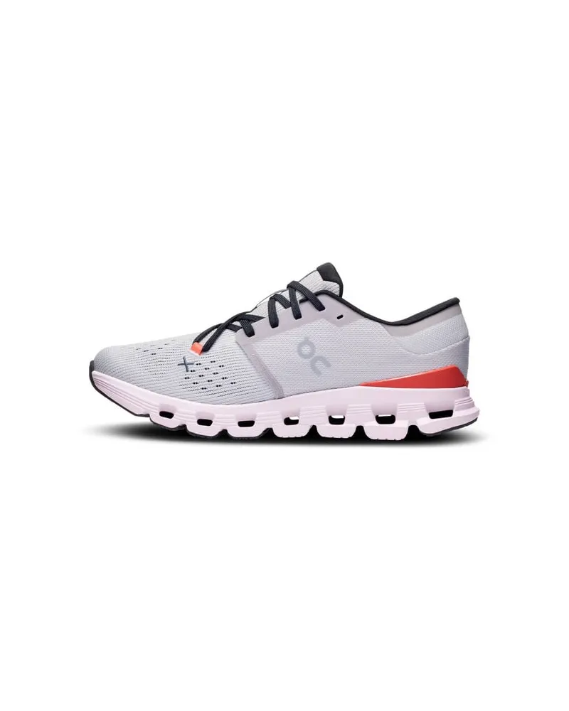 ON Damen Trainingsschuhe CLOUD X 4 Silber
