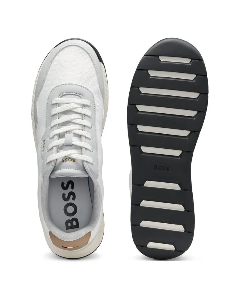 HUGO BOSS Herren Sneaker TITANIUM_RUN Weiss