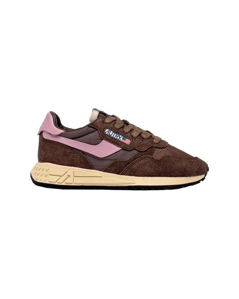 AUTRY Damen Sneaker REELWIND LOW WOM UT12 Braun