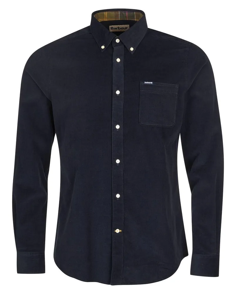 Barbour Herren Cordhemd RAMSEY Marine