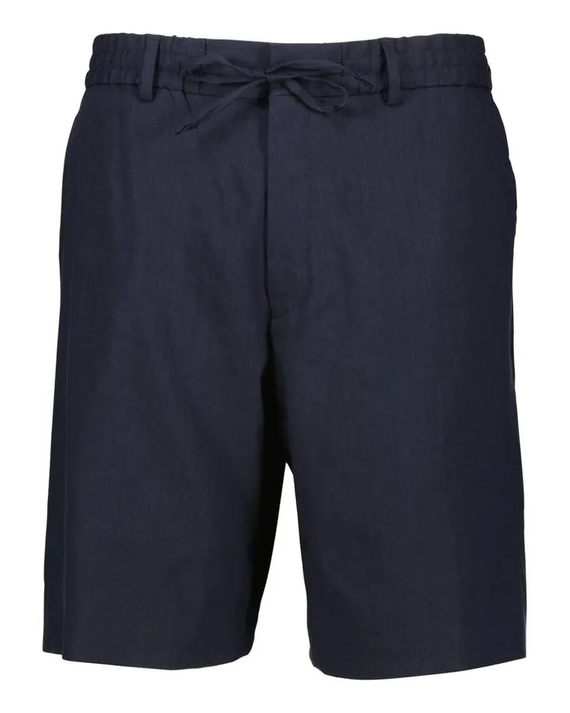HUGO BOSS Herren Shorts mit Leinen P-PETER-RDS Marine