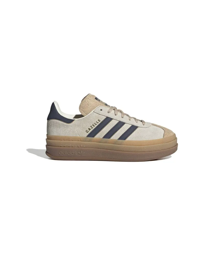 adidas Damen Sneaker aus Leder GAZELLE BOLD Kitt