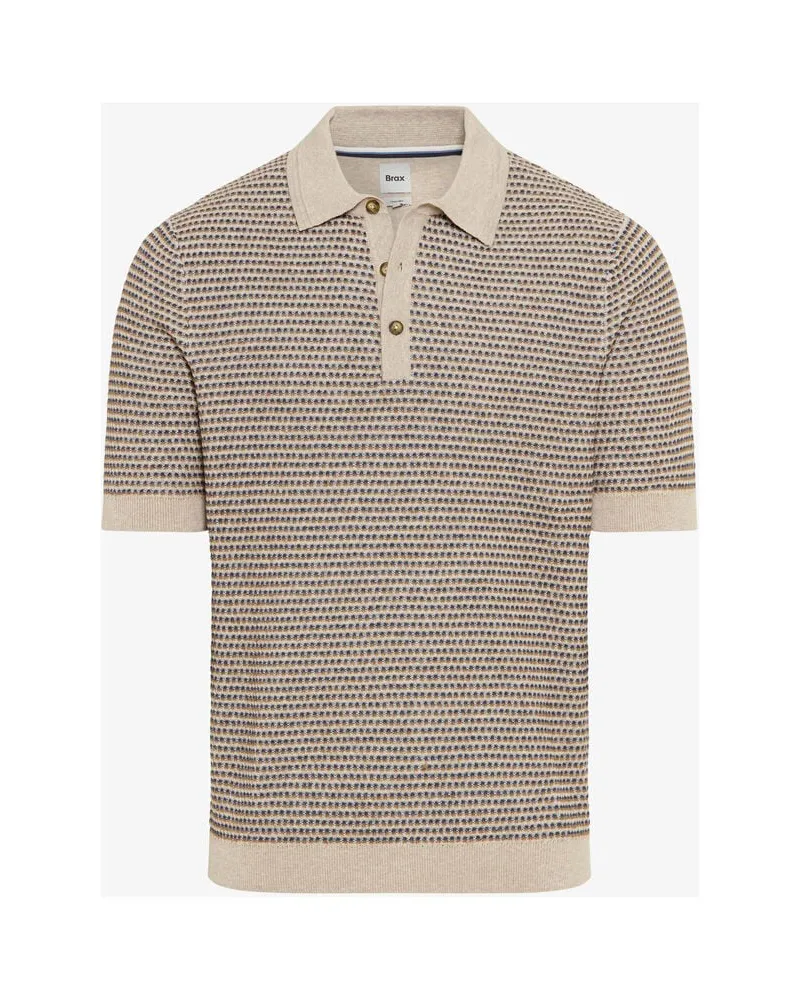 Brax Herren Poloshirt PASCAL J Camel