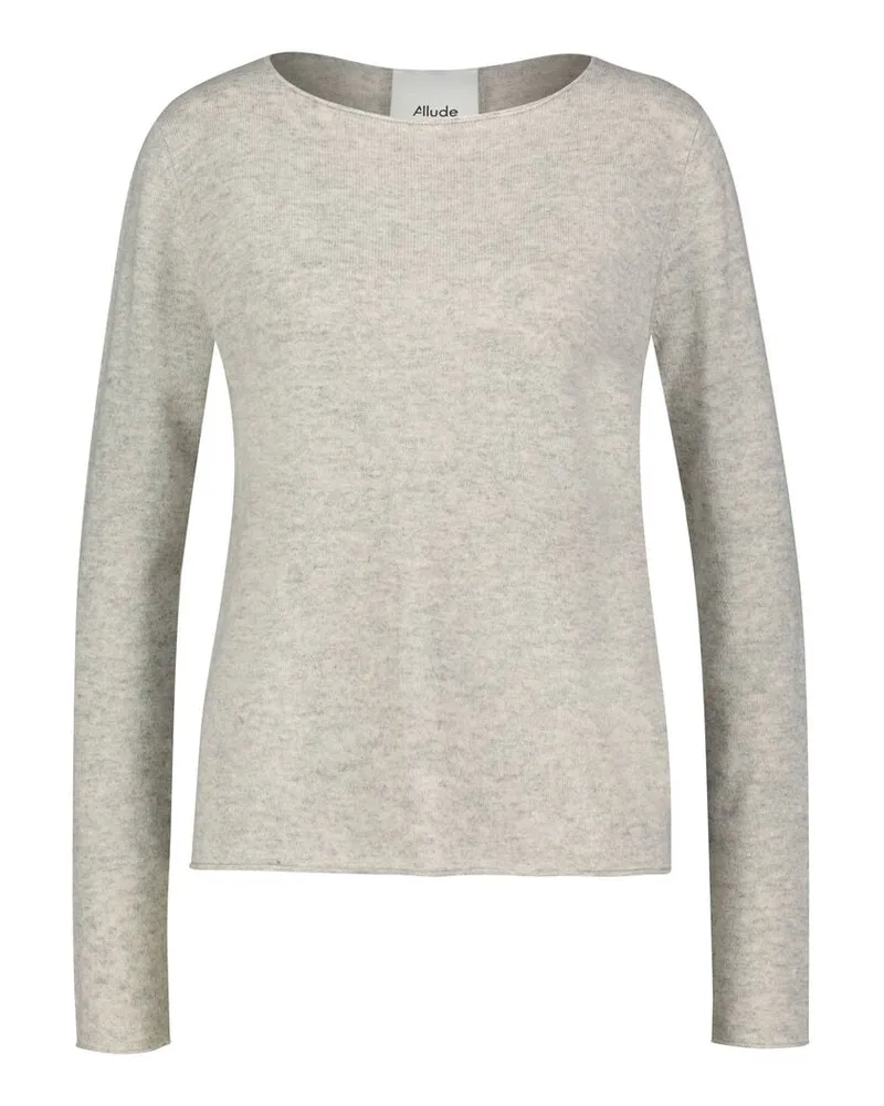 ALLUDE Damen Pullover aus Kaschmir Grau