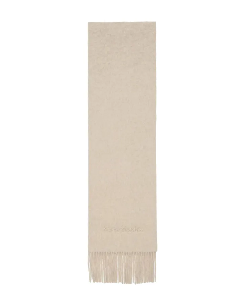 Acne Studios Schal aus Wolle und Alpaka Sand