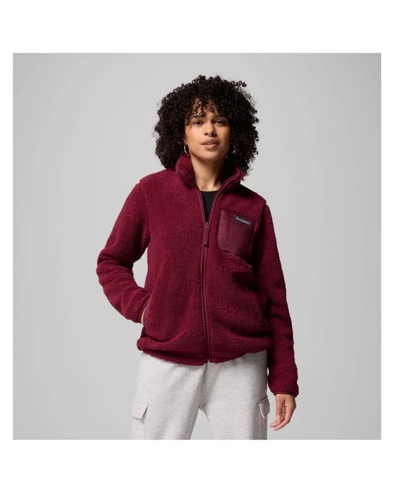 Columbia Sportswear Company Damen Fleecejacke WEST BEND FULL ZIP II SHERPA Bordeaux