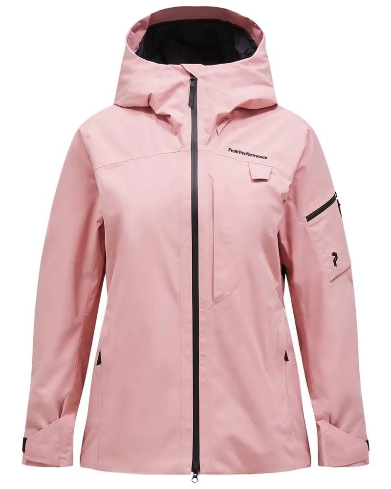Peak Performance Damen Skijacke mit Kapuze ALPINE GORE-TEX 2L INSULATED Rosa
