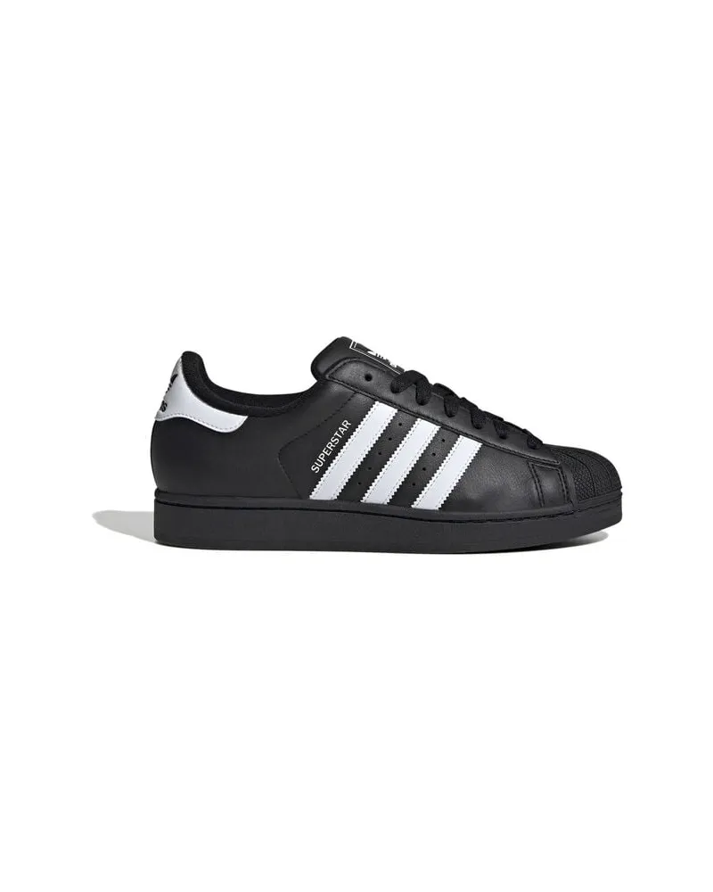 adidas Herren Sneaker aus Leder SUPERSTAR II Weiss