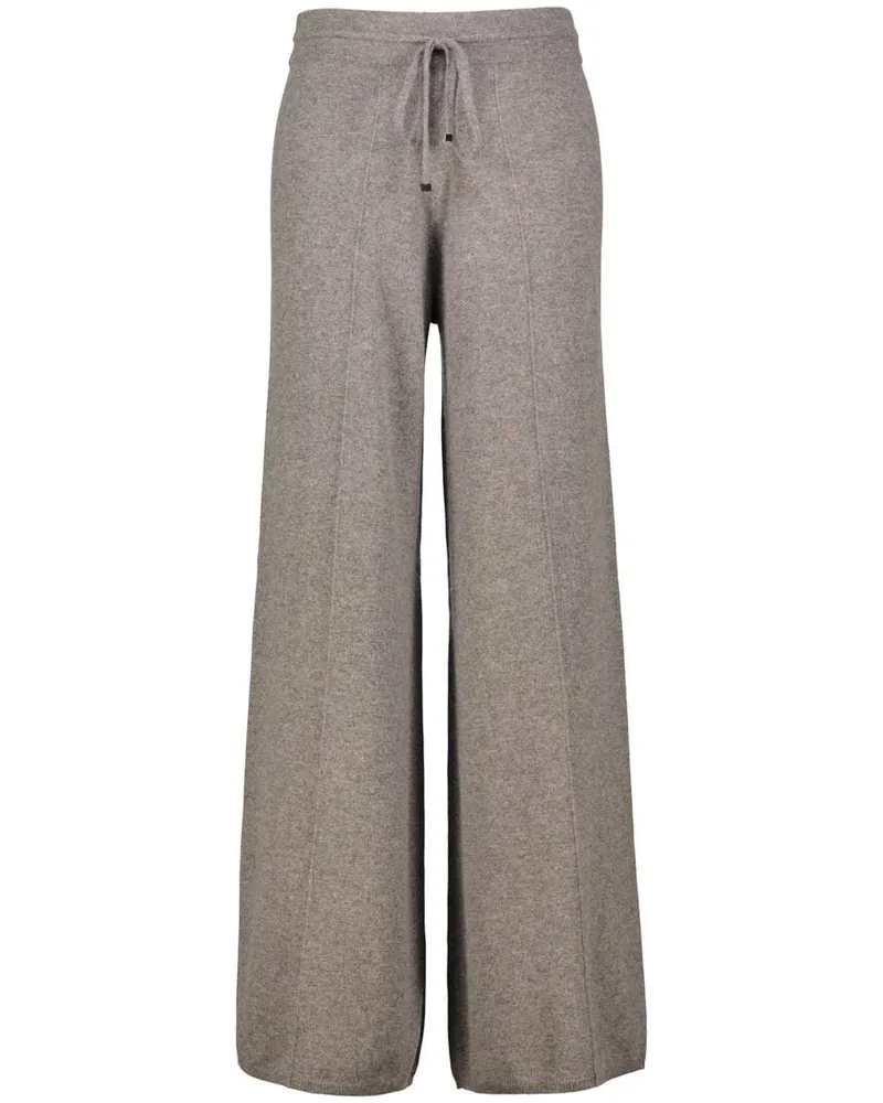 hemisphere Damen Strickhose aus Kaschmir Braun