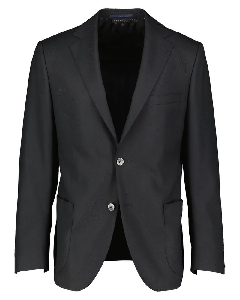 Dressler Herren Wollsakko "Sendrik" Shaped Fit Schwarz