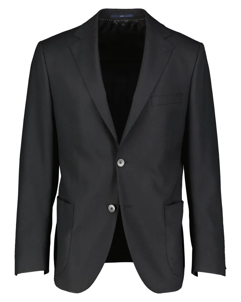 Dressler Herren Wollsakko "Sendrik" Shaped Fit Schwarz